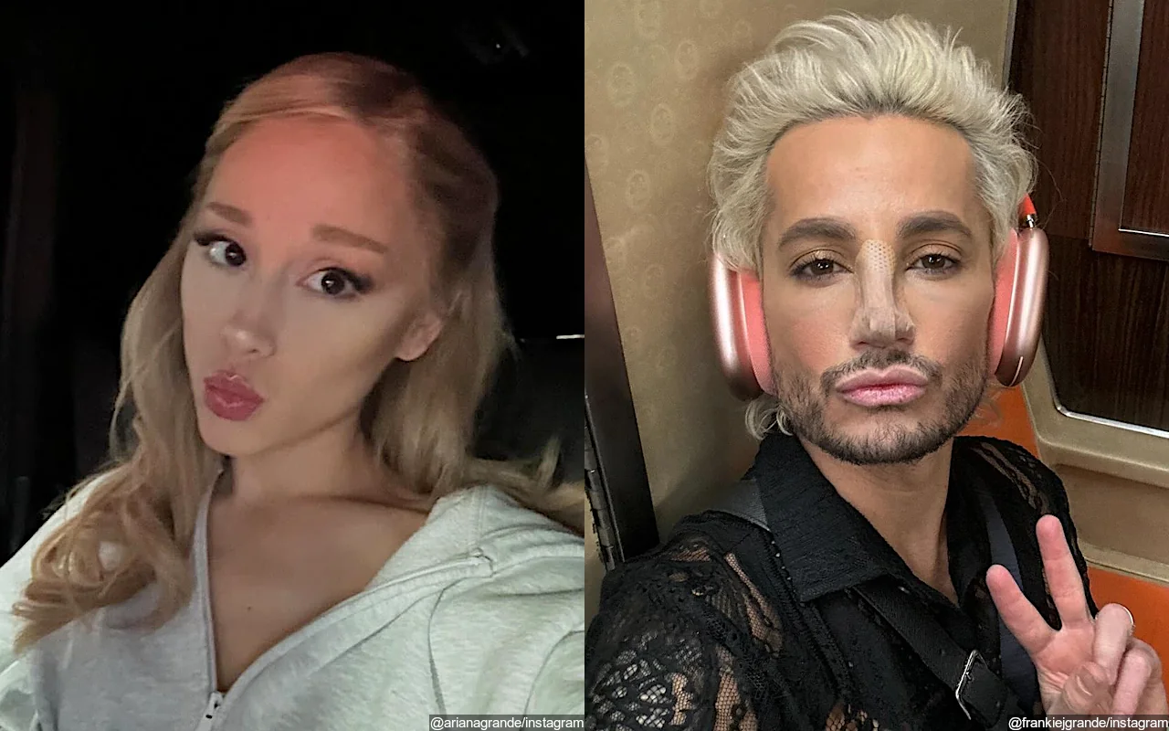 Ariana Grande's Brother Frankie Pokes Fun at Cannibalism Claims Against