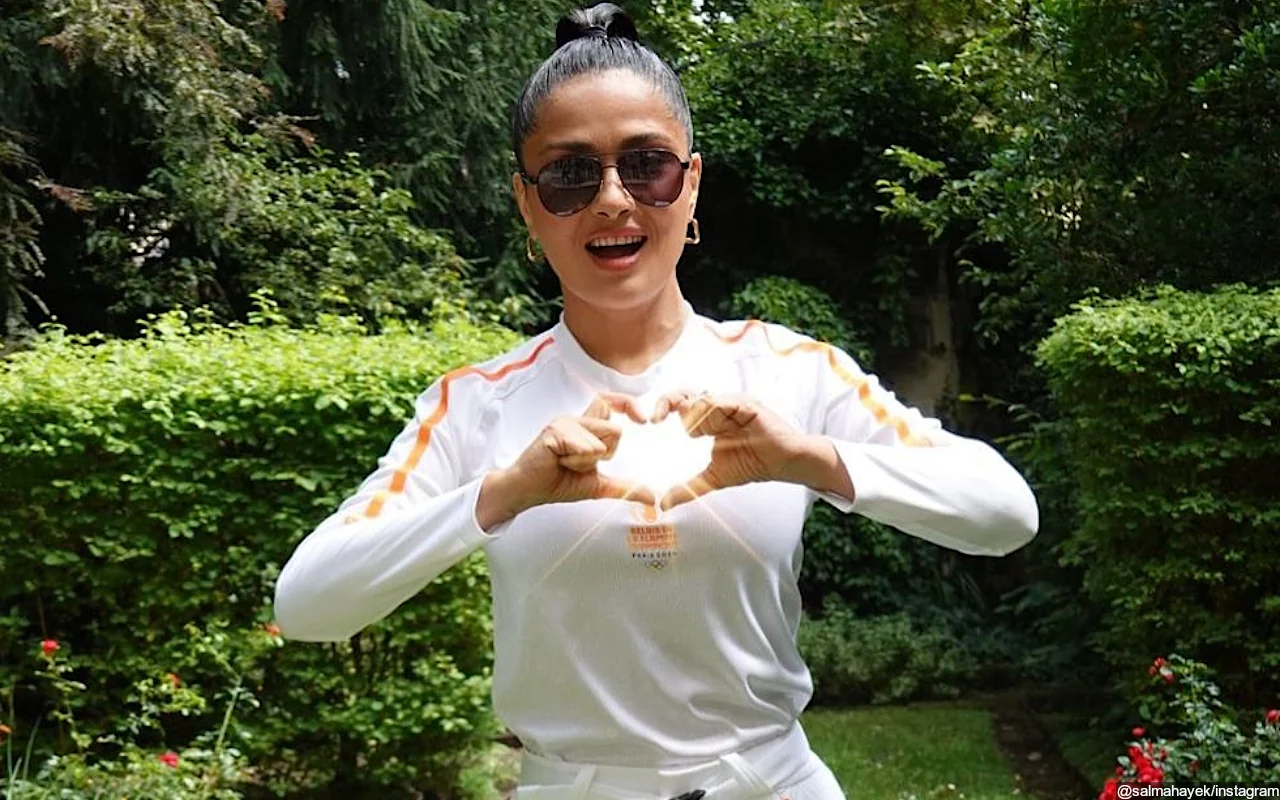 Salma Hayek Flaunts Youthful Look in Sizzling Outfit During Laid-Back Pool Day