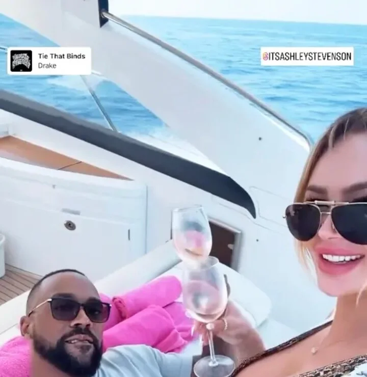Marcus Jordan and Ashley Stevenson in France