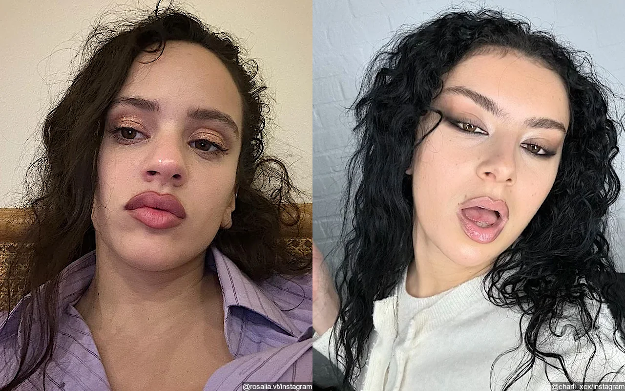 rosalia cigarette bouquet Rosalia Surprises Charli XCX With Bouquet of Cigarettes for 32nd Birthday