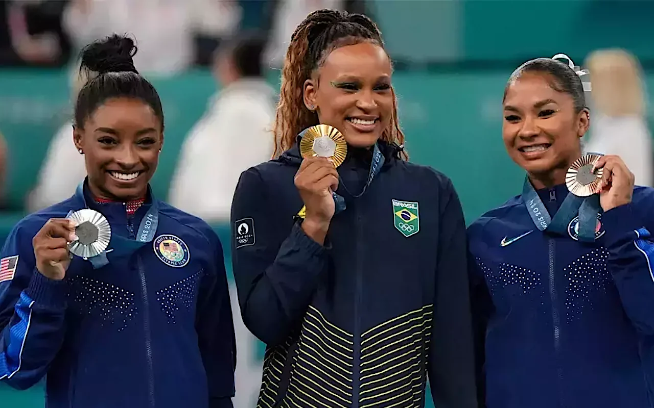 Simone Biles Defended Against Criticism for Bowing to Brazilian Gymnast at 2024 Paris Olympics