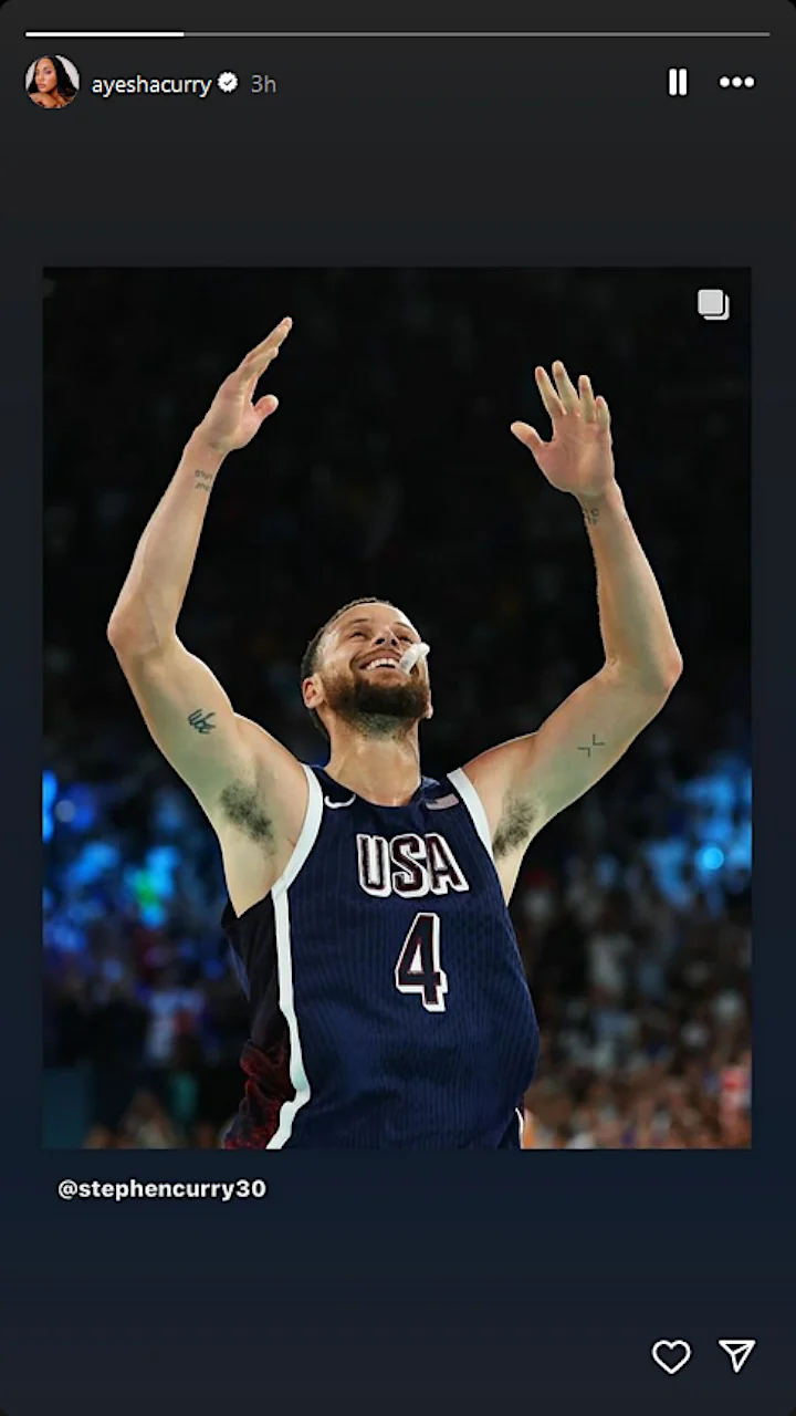 Ayesha Curry's IG Story