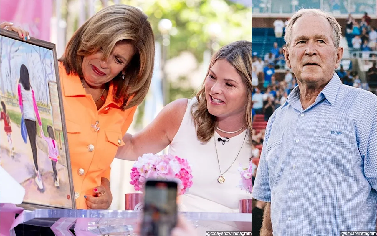 Hoda Kotb Goes Emotional as She Receives Heartfelt Painting From George W. Bush on 60th Birthday