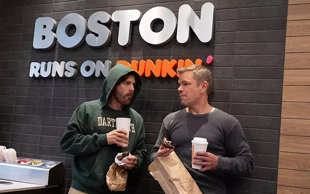 Matt Damon and Casey Affleck's Dunkin' Heist Foiled in 'The Instigators' Ad