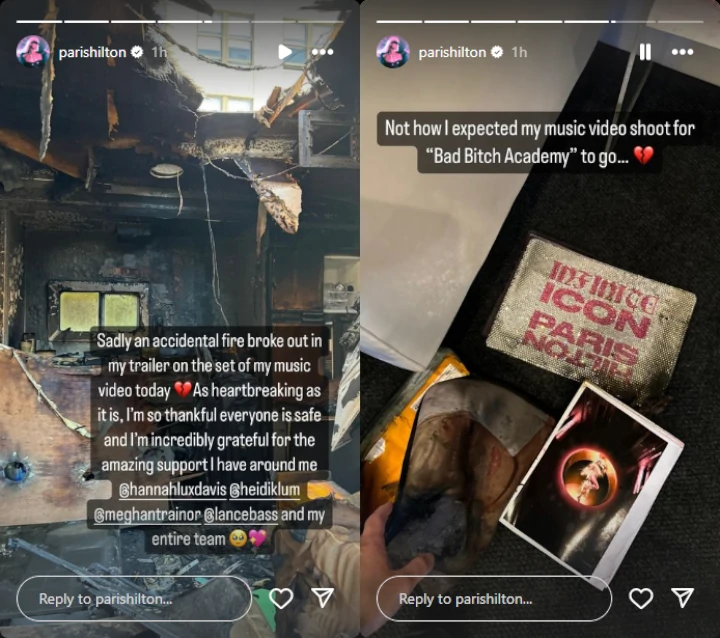 Paris Hilton's IG Stories