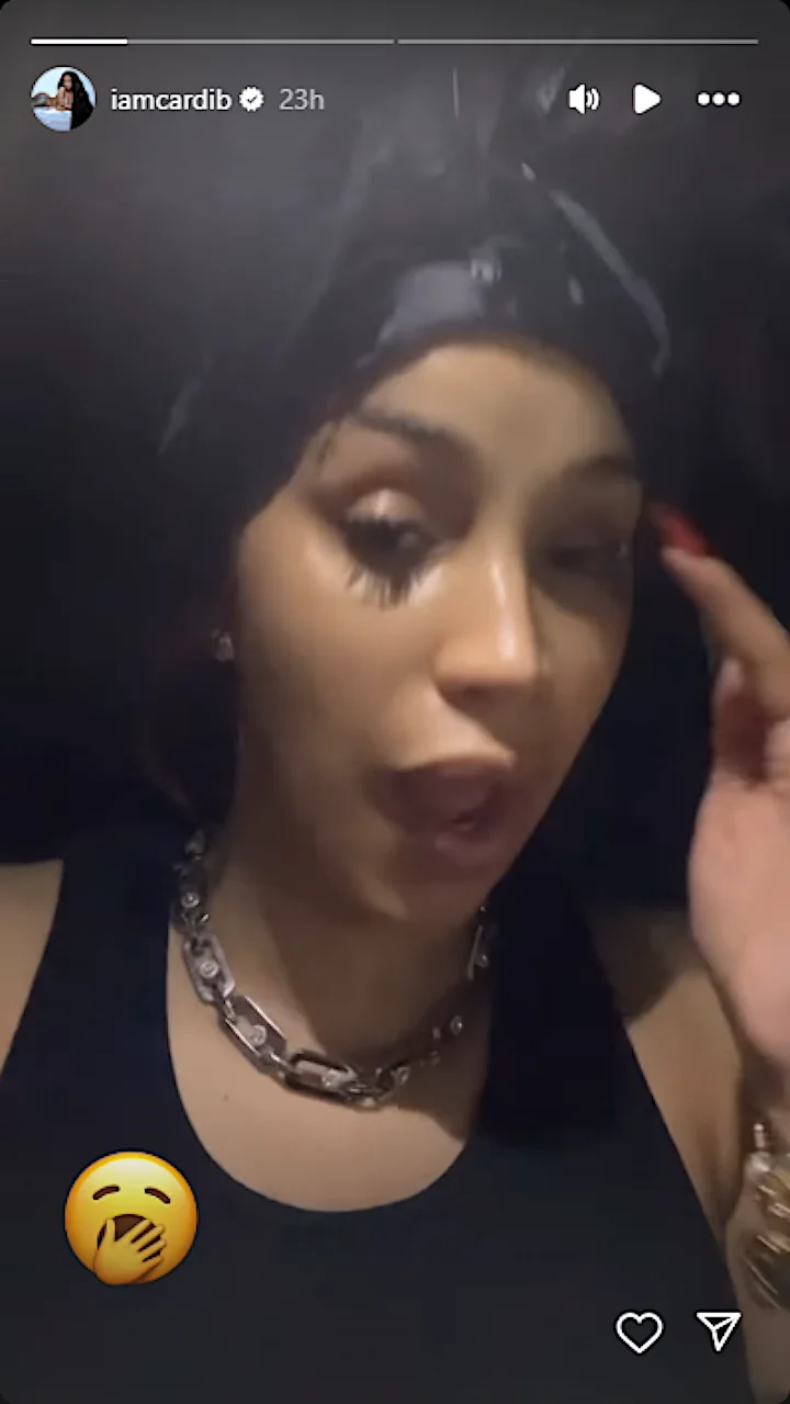 Cardi B's IG Story