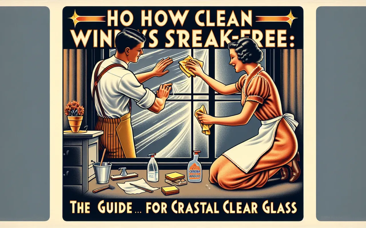 How to Clean Windows StreakFree The Guide for Crystal Clear Glass