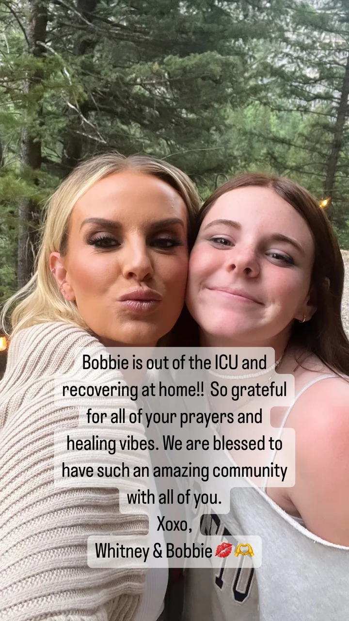 Whitney Rose shares an update on her daughter's condition after hospitalization