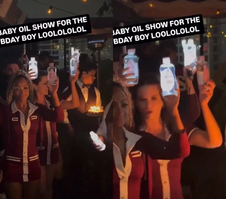 Twitter post about Landon Barker's party