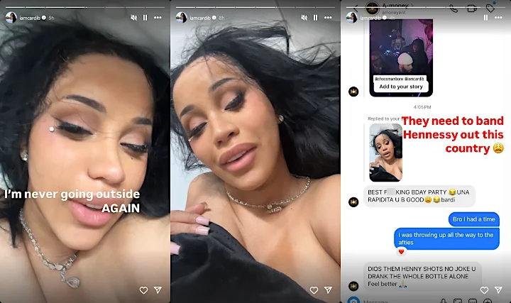 Cardi B's IG Stories
