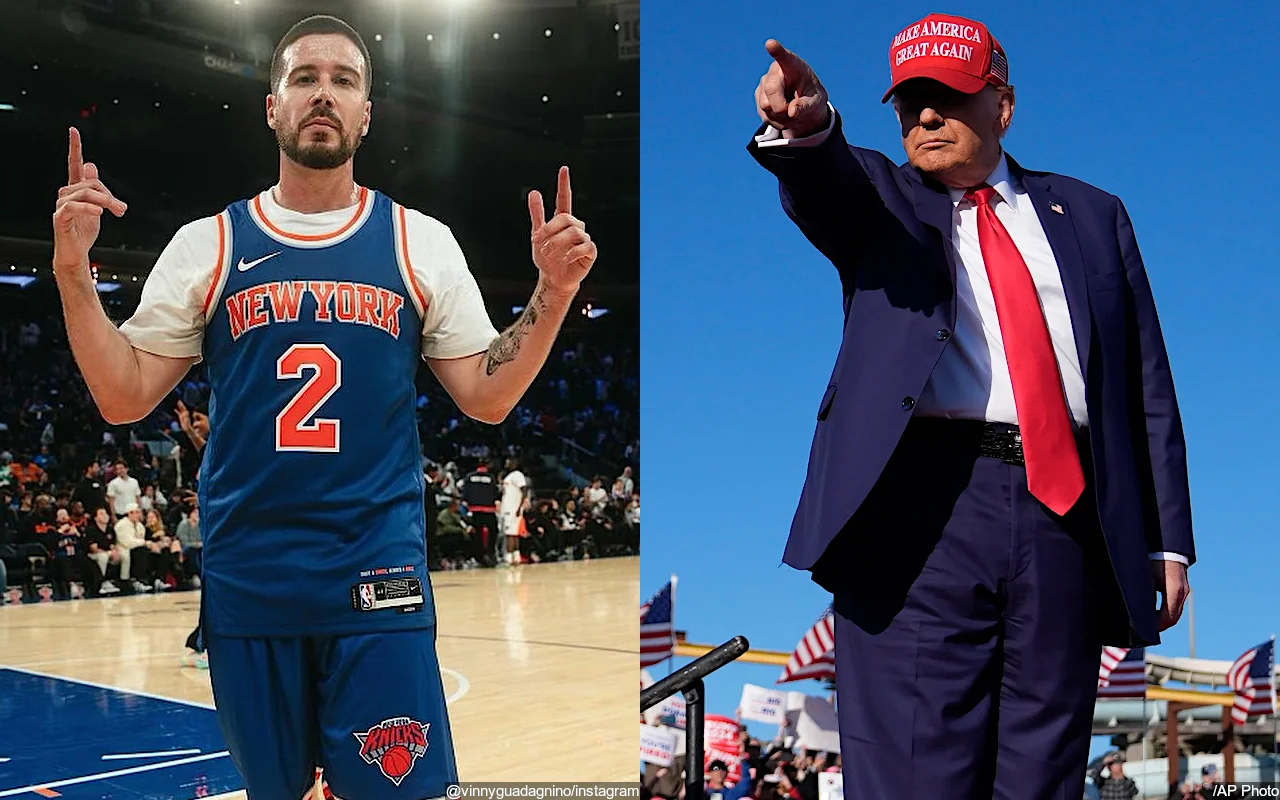 'Jersey Shore' Star Vinny Guadagnino Shows Support for Donald Trump at Madison Square Garden Rally