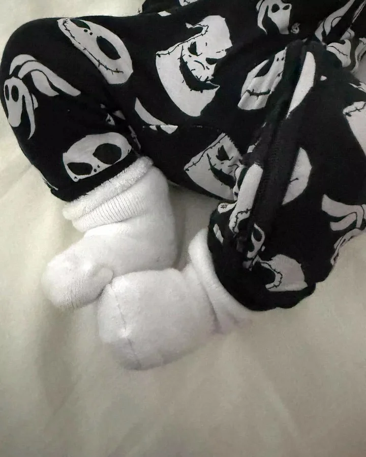 Baby Jack in Skeleton onesie