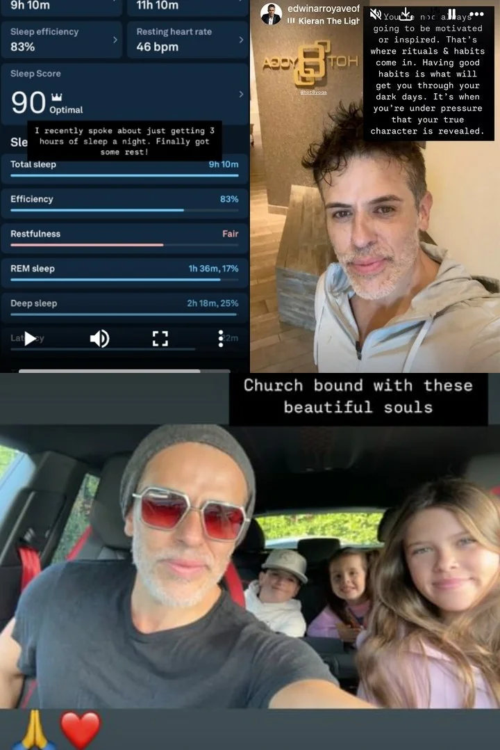 Edwin Arroyave shares his first posts since divorce announcement