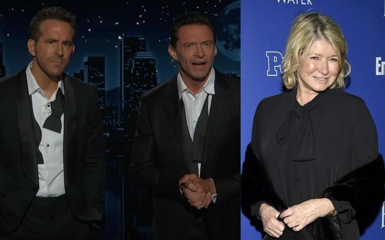 Hugh Jackman Reacts to Martha Stewart's Comment About Ryan Reynolds