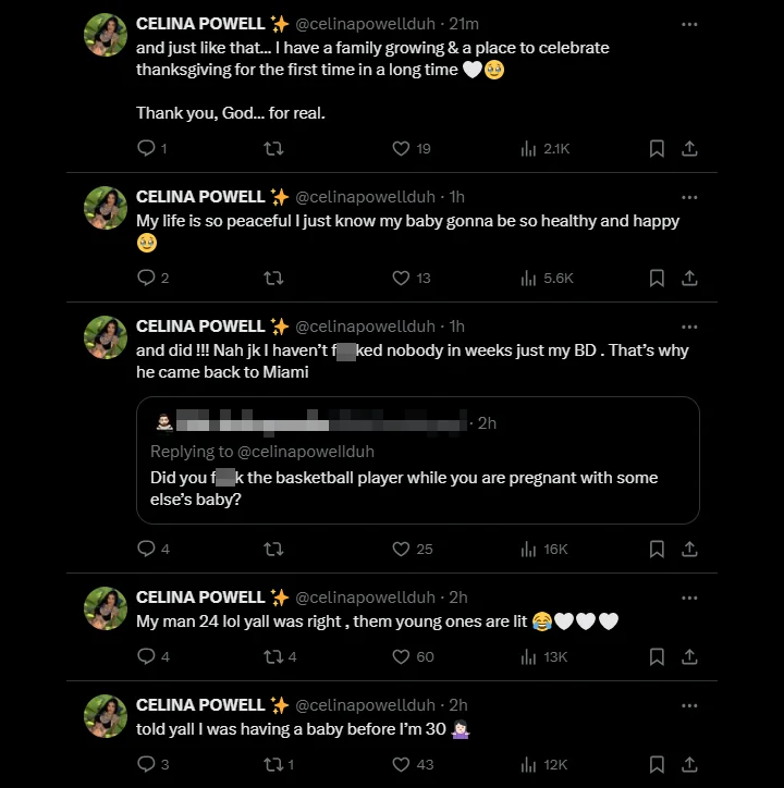 Selina Powell Tweets