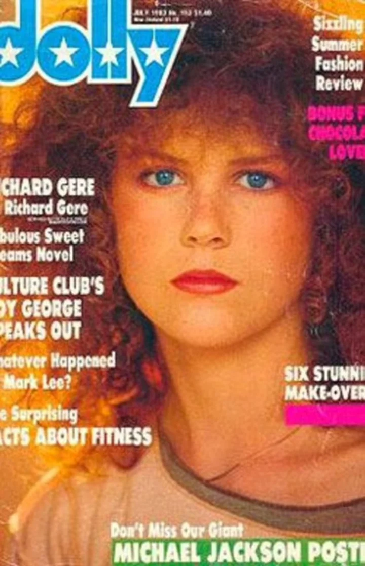 Nicole Kidman's 1983 magazine cover