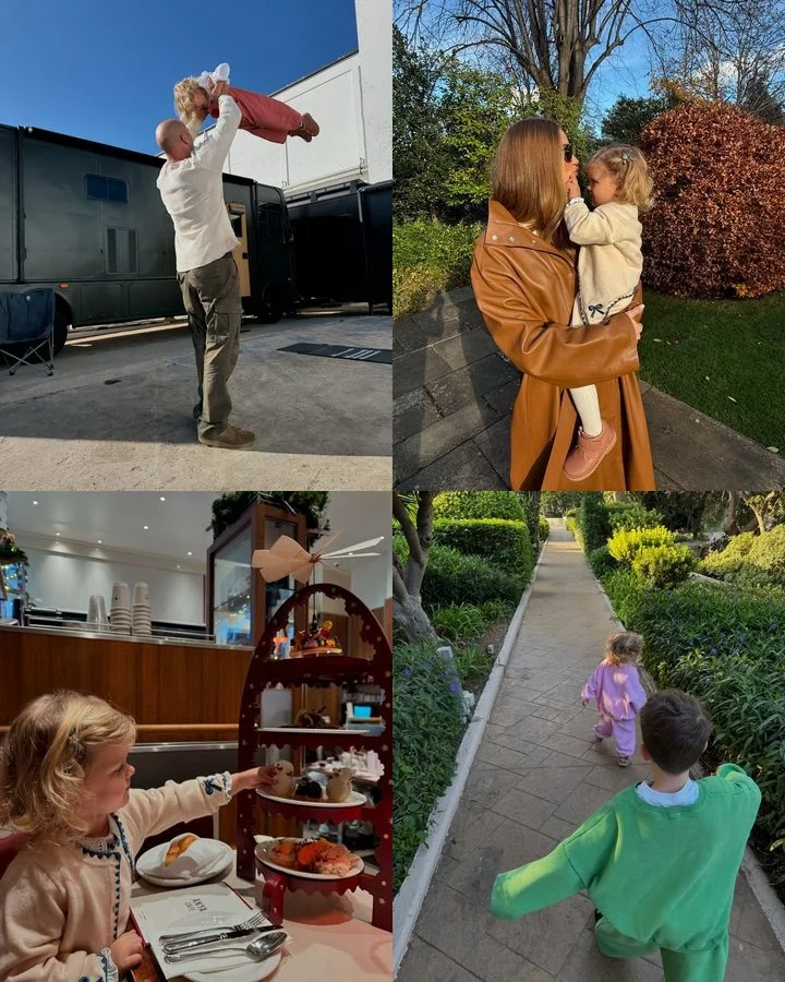 Rosie Huntington-Whiteley offers glimpses of her family life