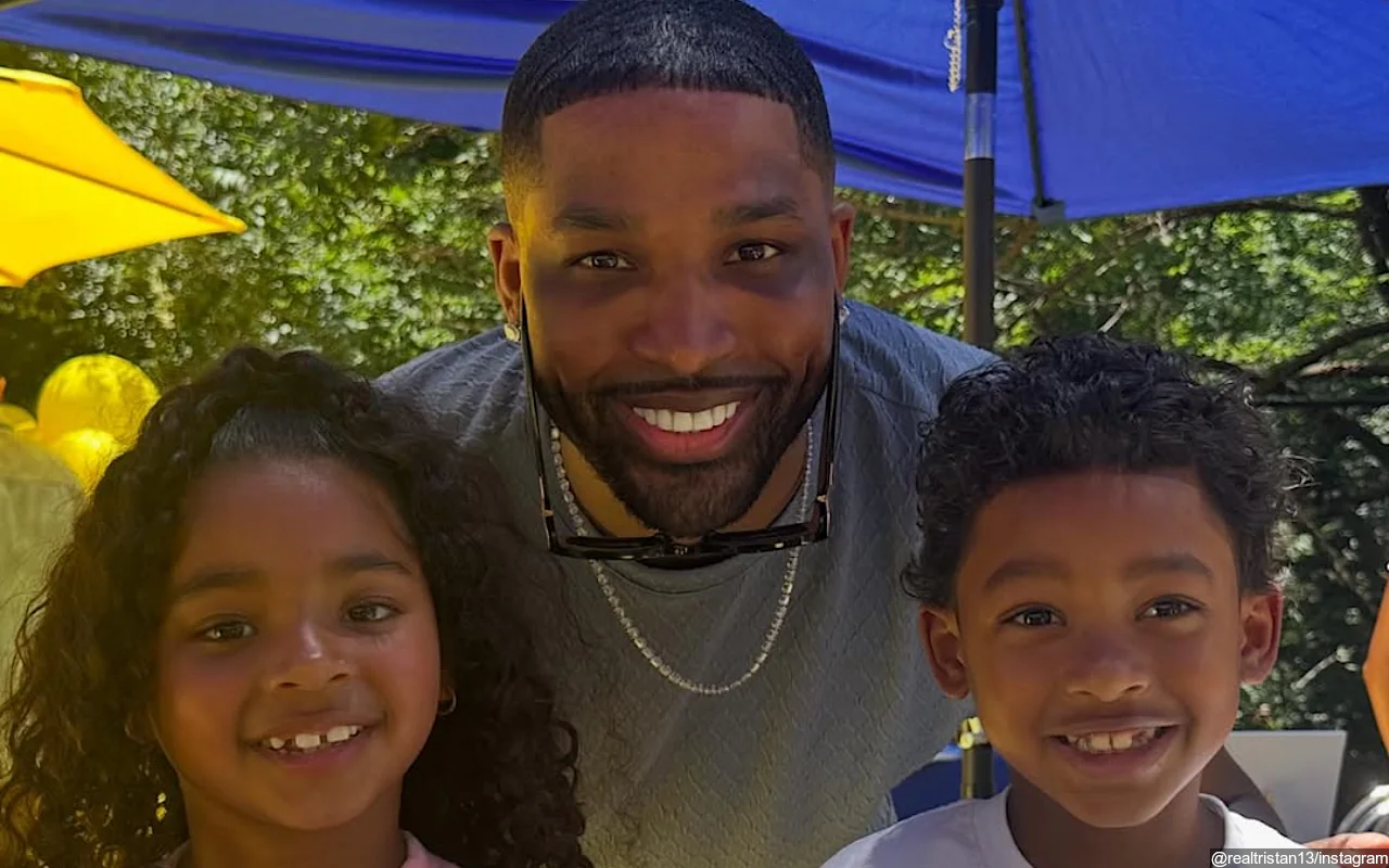 Tristan Thompson Enjoys Bonding Time With His Kids in Rare Family Photos