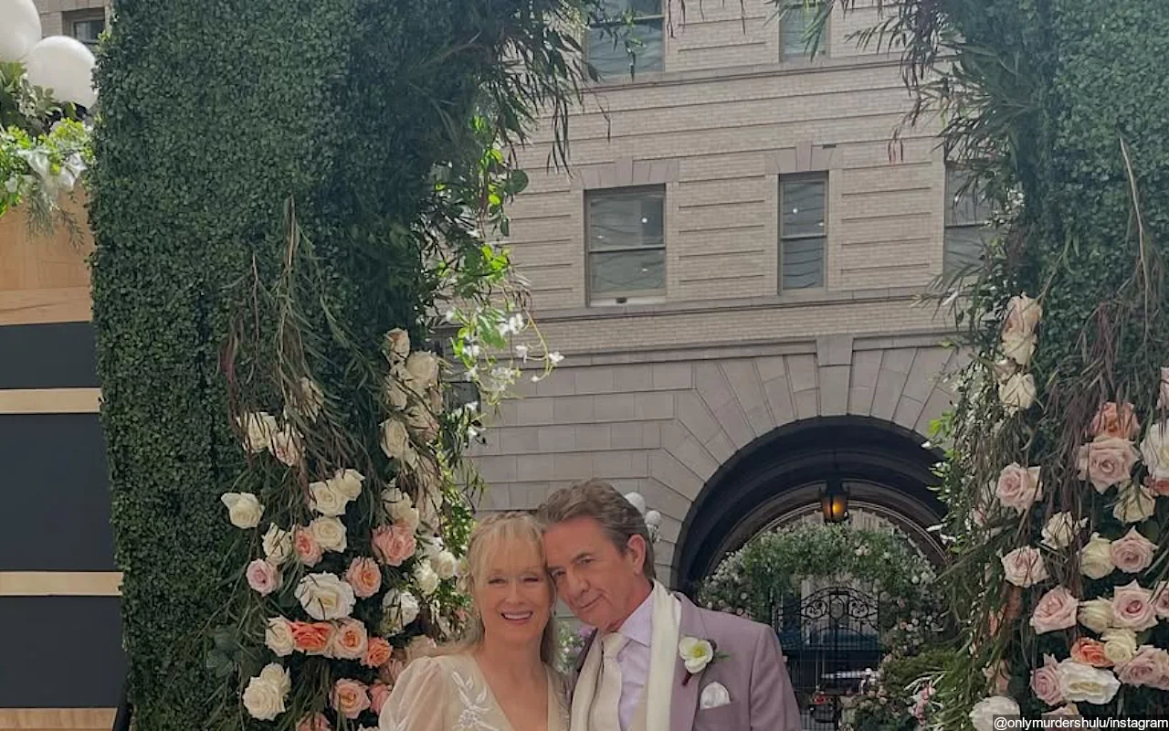 'Only Murders in the Building' Reminisces Meryl Streep and Martin Short's Wedding Scene in BTS Photos