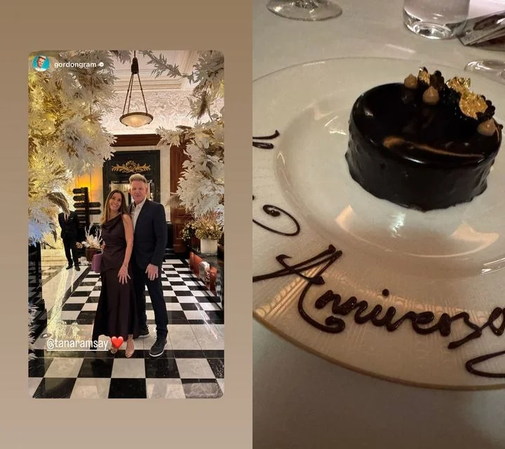 Gordon Ramsay and wife on dinner date