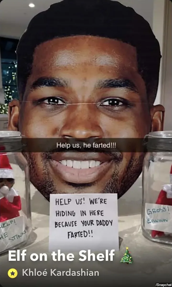 Khloe Kardashian's Snapchat update