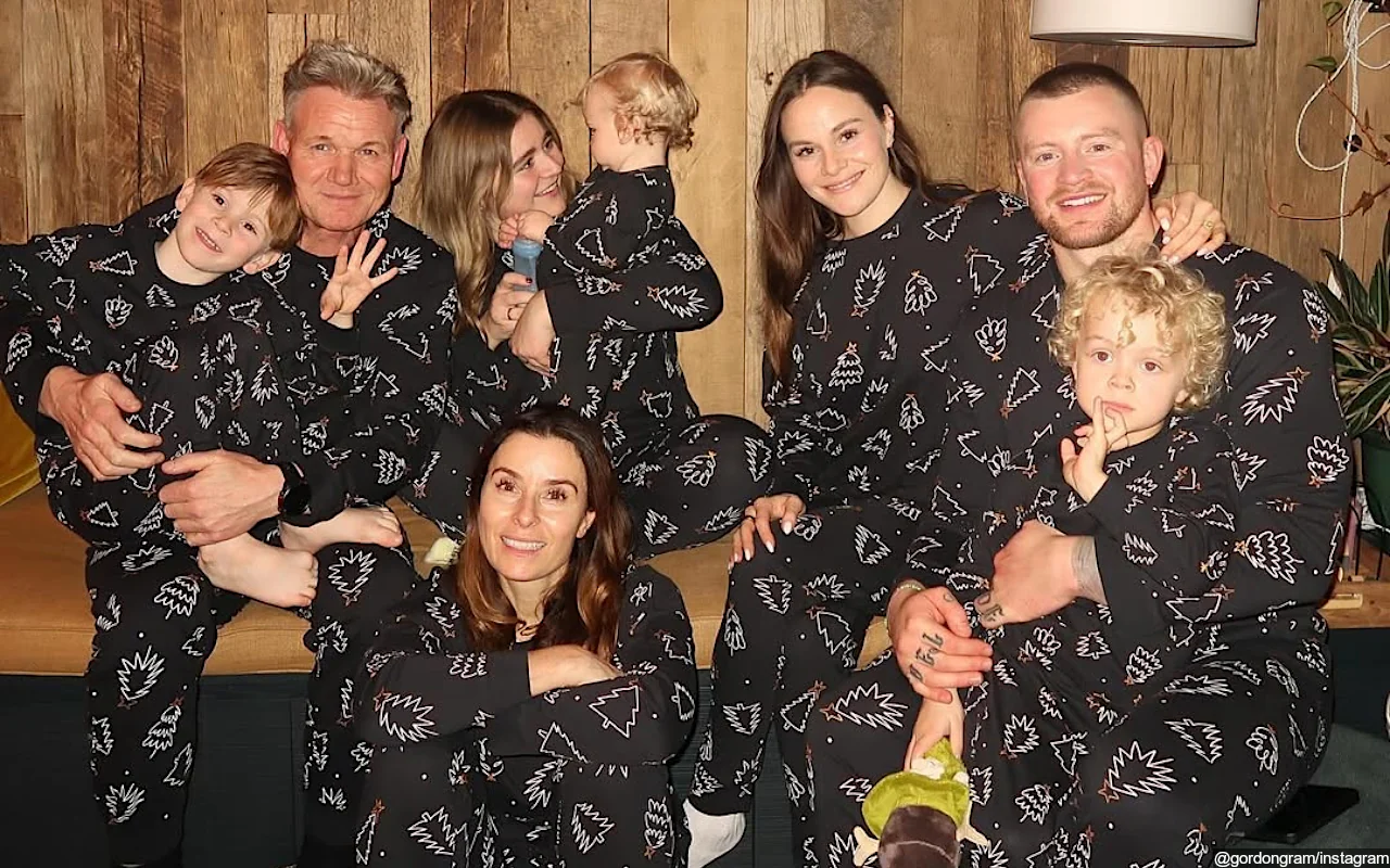 Gordon Ramsay's Festive Family Christmas Celebration Includes Matching Pajamas