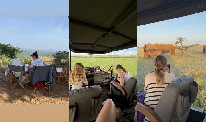 Lily Allen is touring Africa with her kids