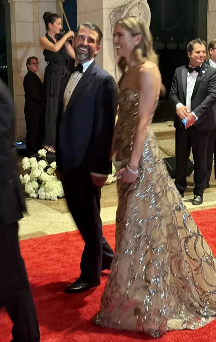Donald Trump Jr. and new girlfriend on new Year's Eve