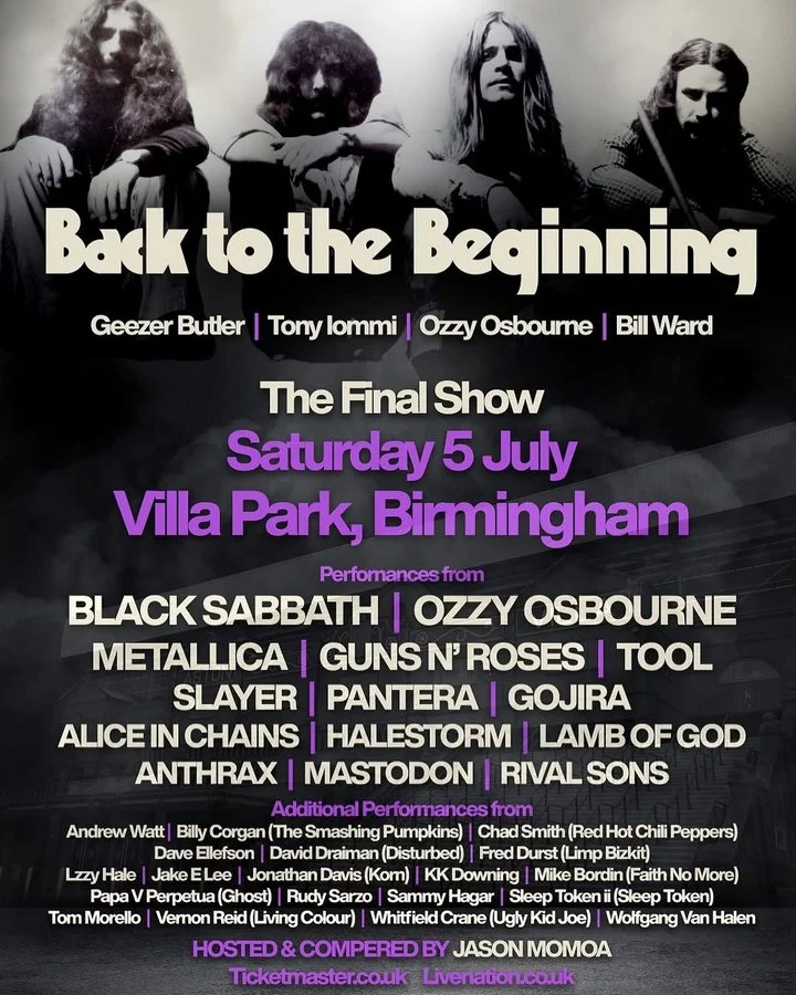 Poster for Black Sabbath's final show