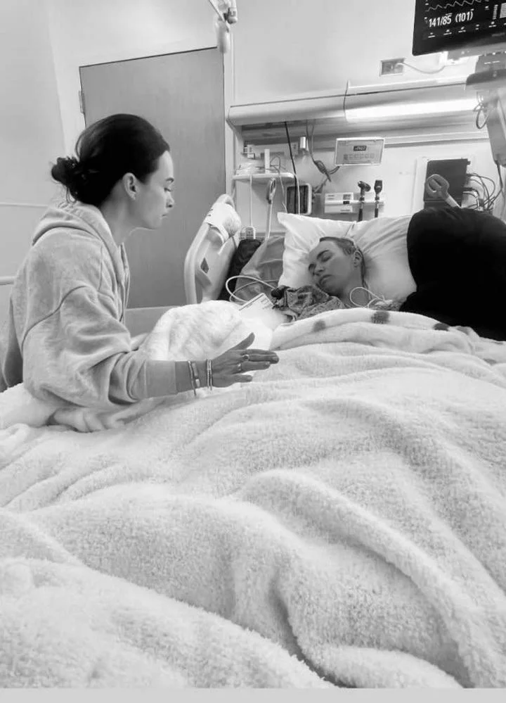 Justice Mellencamp visited Teddi Mellencamp in hospital
