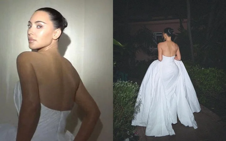 Kim Kardashian gets ready for Vanity Fair Oscar After-Party