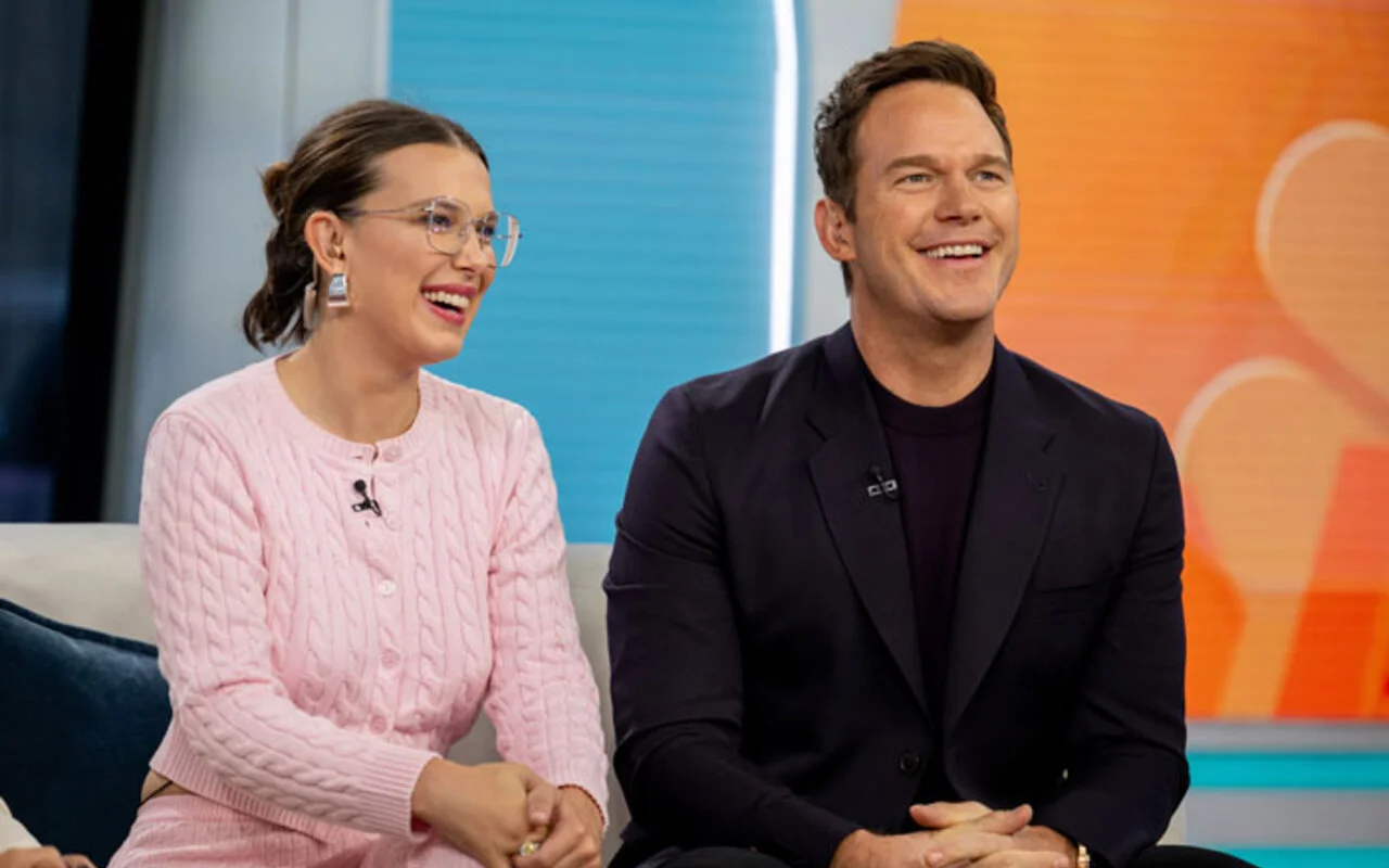 Chris Pratt Helps Millie Bobby Brown From Embarrassing Wardrobe Malfunction