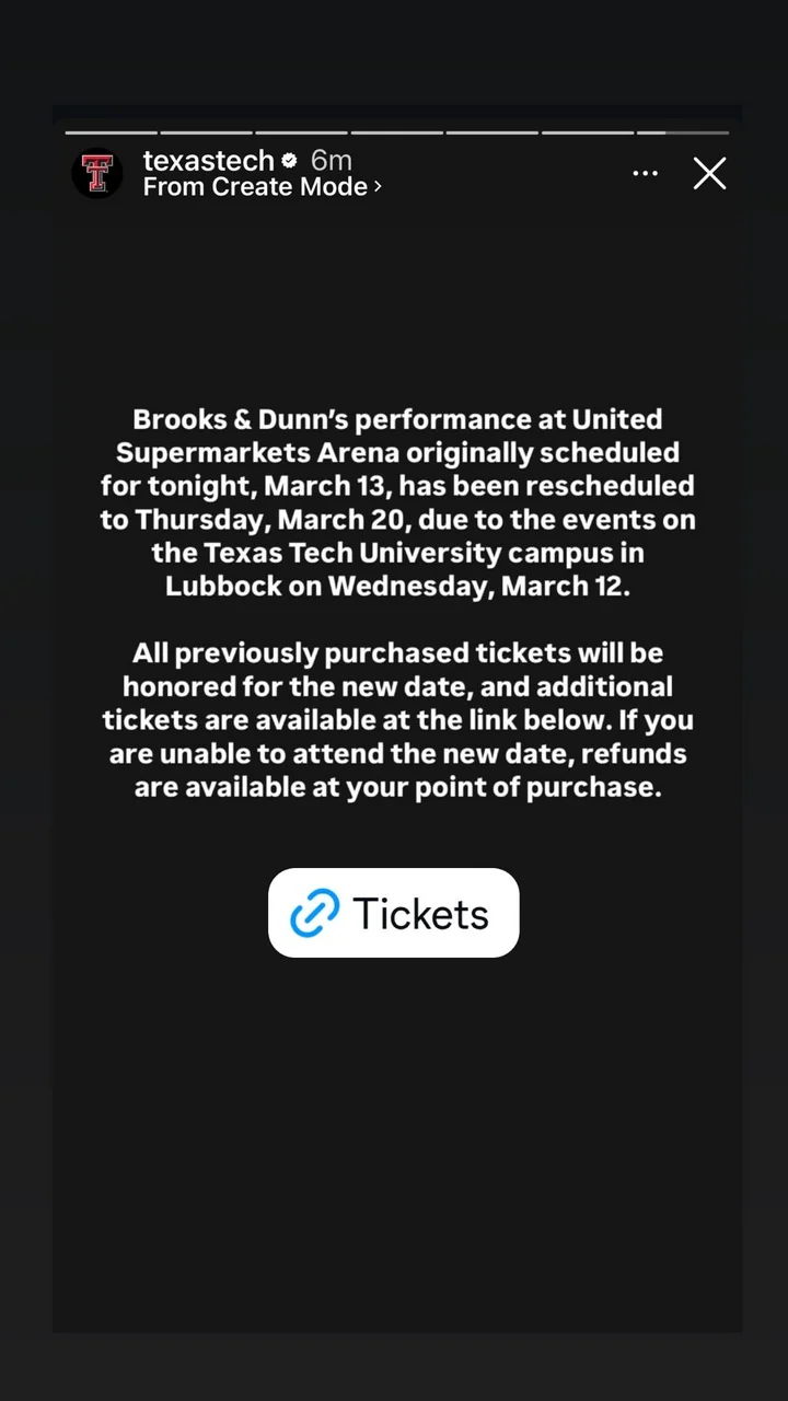 Brooks and Dunn reschedule Texas show