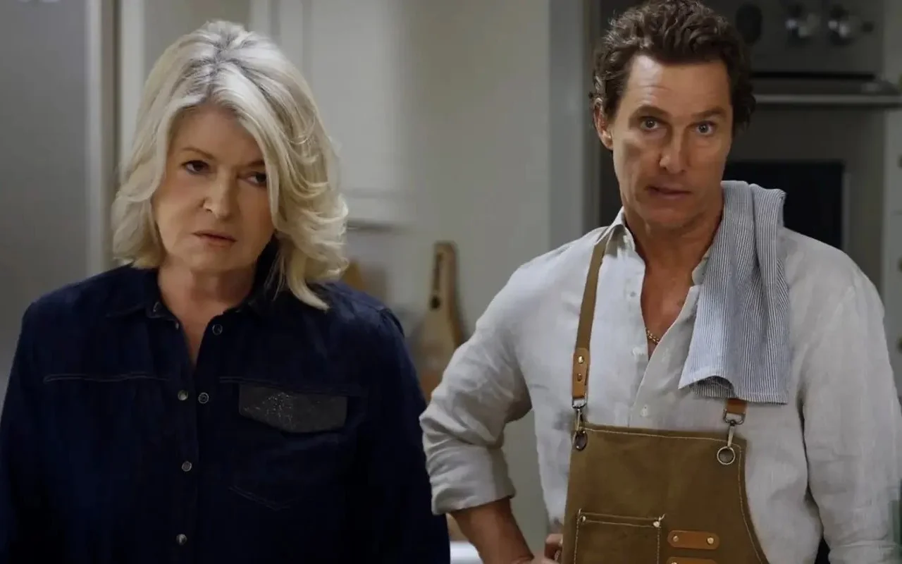Matthew McConaughey Scared Martha Stewart During Filming Super Bowl Ad