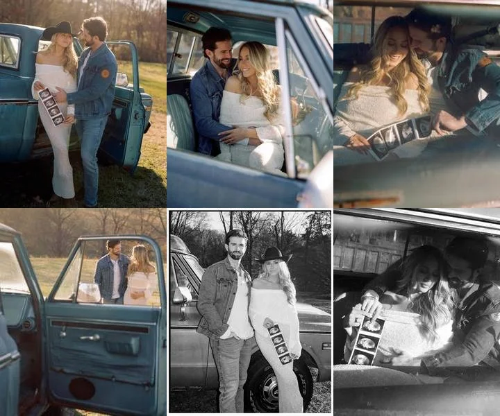 Jed Wyatt and Ellen Decker's maternity photos