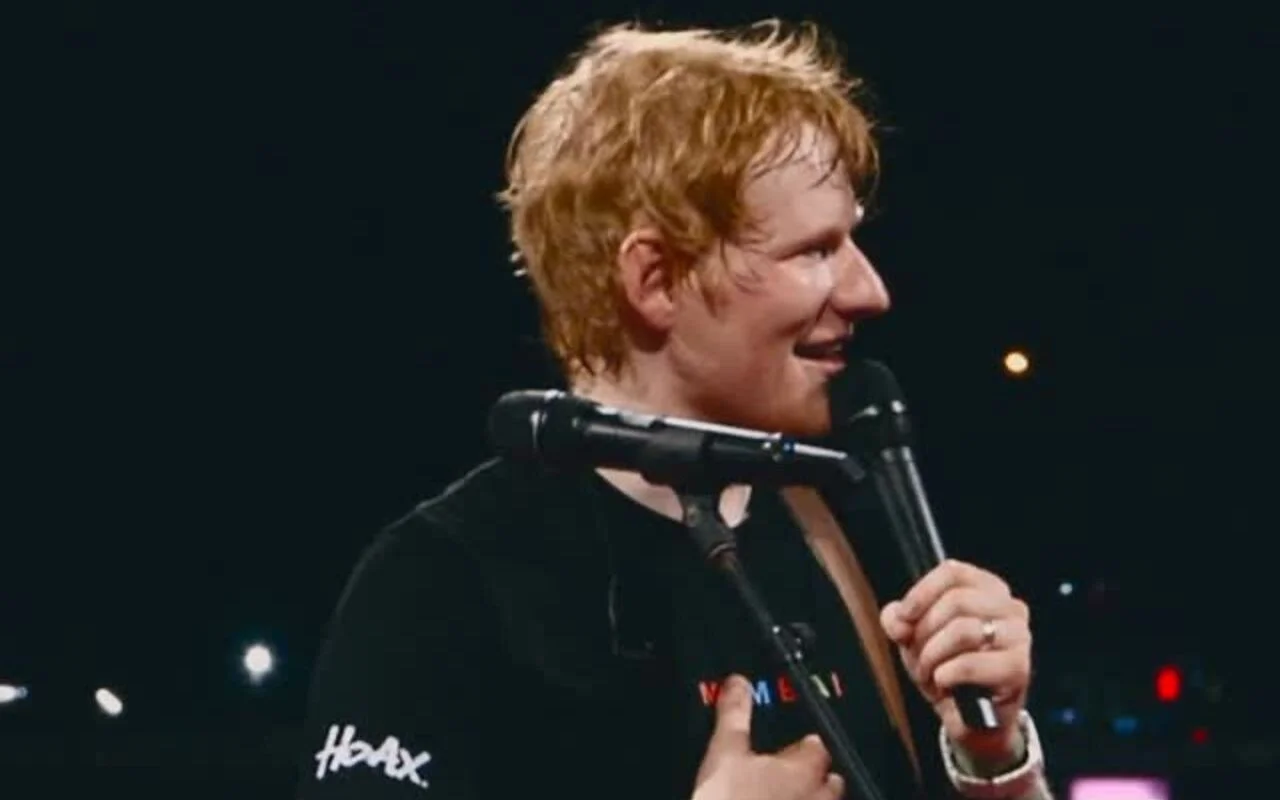 Ed Sheeran Performs New Song During New Orleans Pop-Up Street Performance