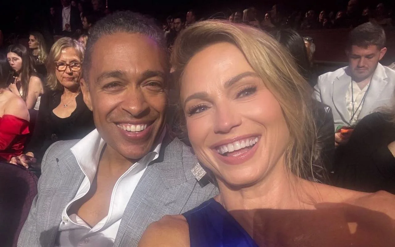 Amy Robach and T.J. Holmes Spark Engagement Rumor With Ring on Her Finger