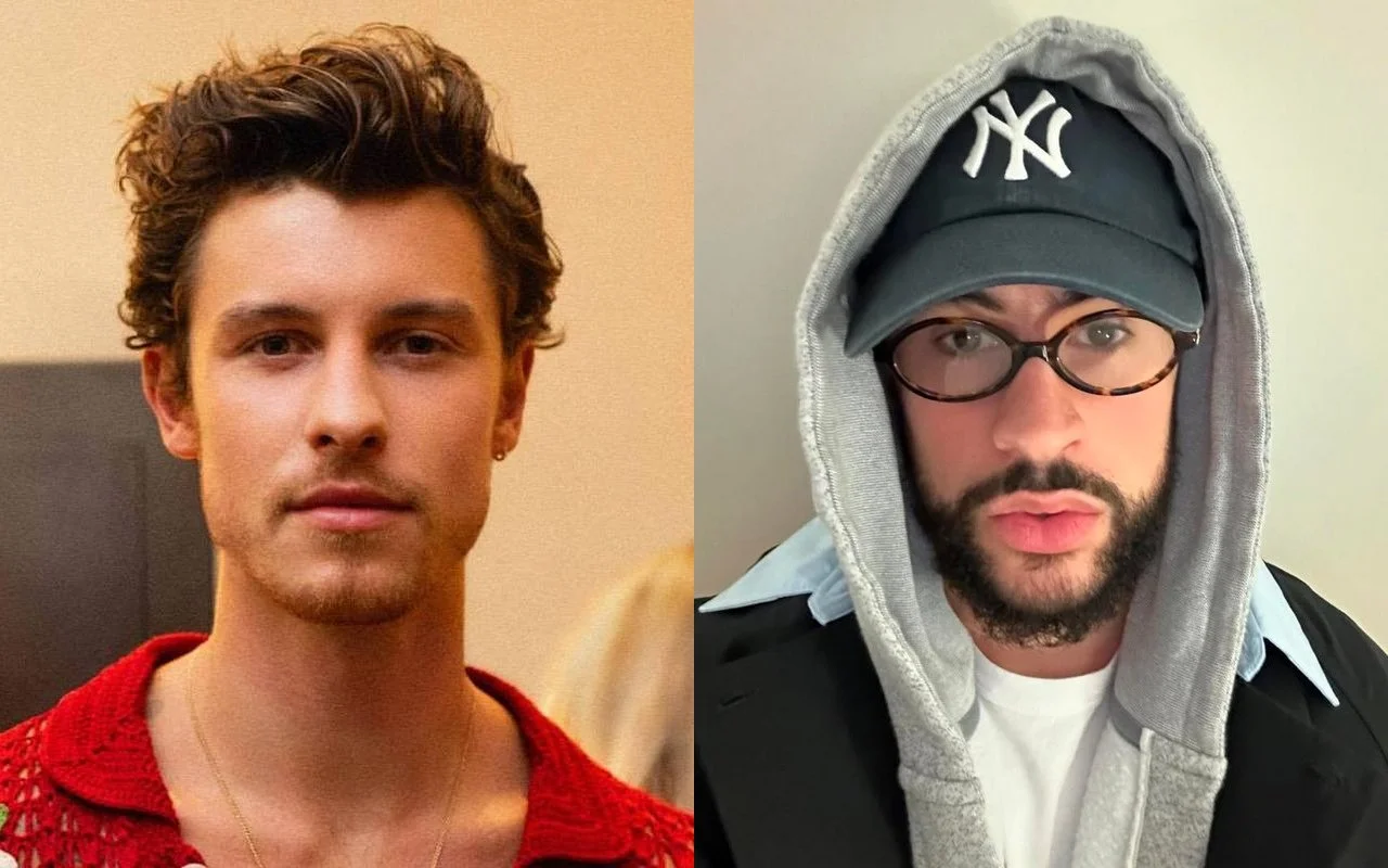 Shawn Mendes Raises Eyebrows With His Comment on Bad Bunny's Racy Photos