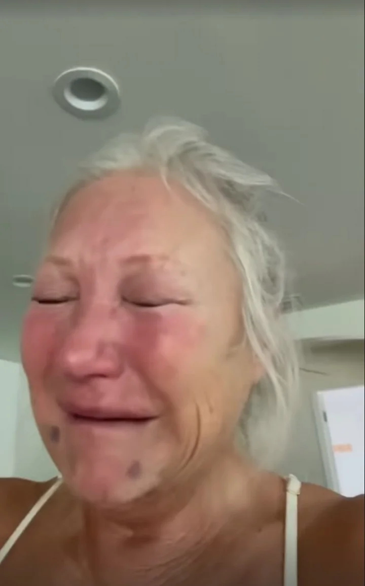 Linda Hogan sobs while taking about the impacts of Hulk Hogan split