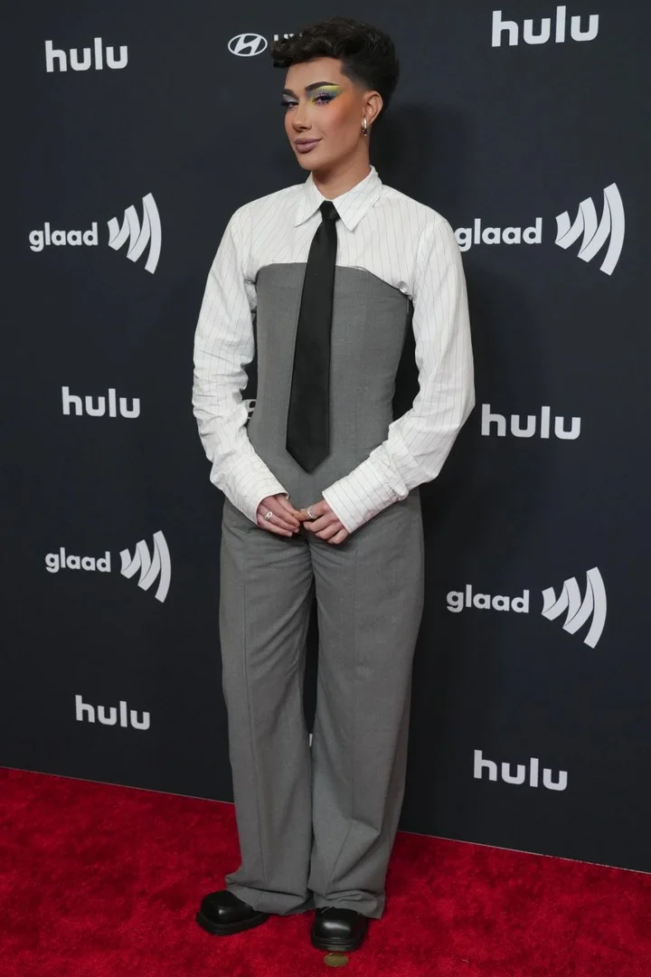 James Charles at GLAAD Media Awards 2025