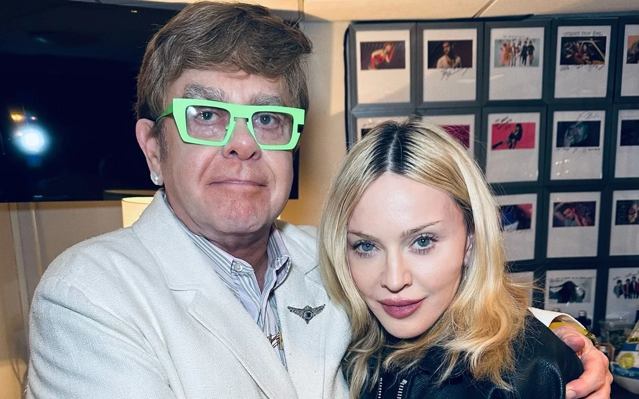 Madonna Ends Decades-Long Feud With Elton John After Confronting Him on 'SNL'