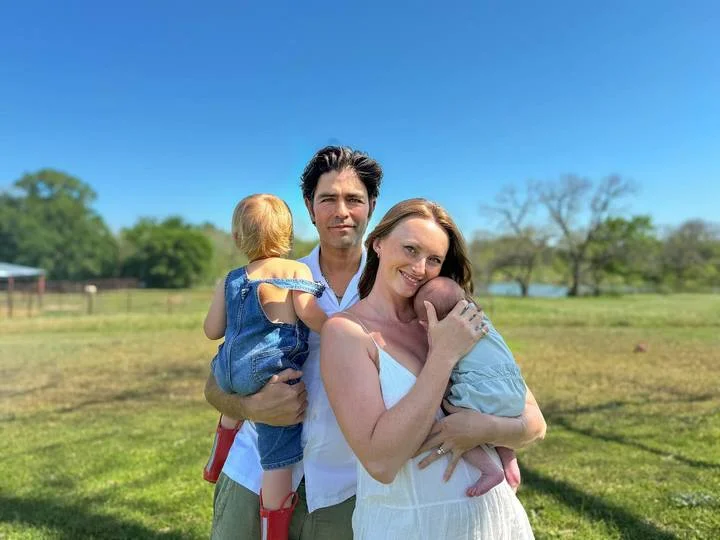Adrian Grenier shares a new family photo