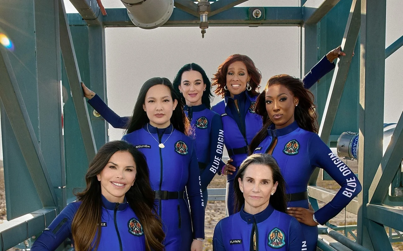 Katy Perry, Gayle King, Lauren Sanchez and More Rock Space Suits Ahead of All-Female Flight