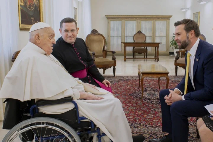 J.D. Vance met Pope Francis