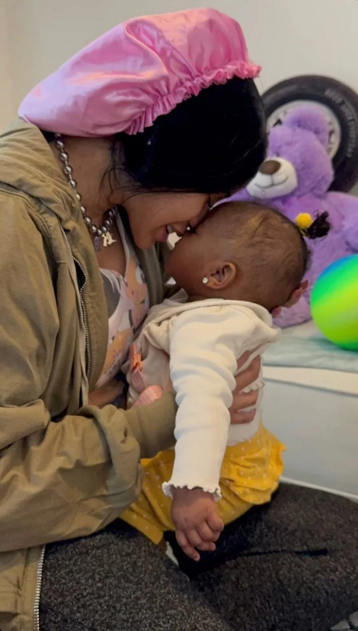 Cardi B and her third child