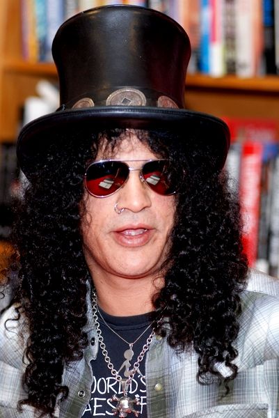 Slash<br>Slash of Velvet Revolver and Guns N' Roses Signs Copies of His Book 