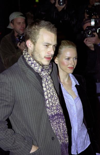Heath Ledger, Naomi Watts<br>The Hours Moview Premiere