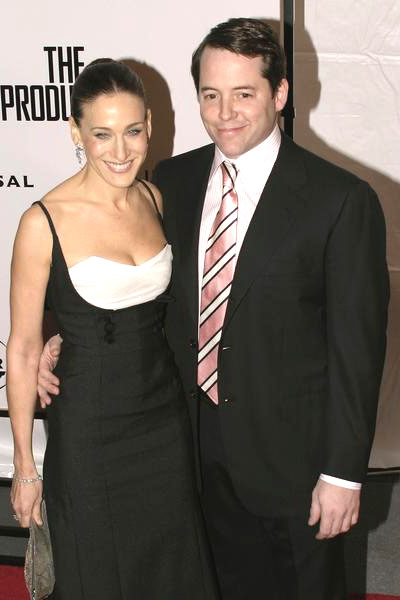 Sarah Jessica Parker, Matthew Broderick<br>The Producers New York City Movie Premiere - Inside Arrivals