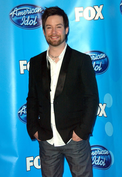 David Cook<br>2008 American Idol Finale - Press Room