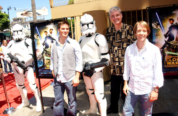 Matt Lanter, Tom Kane, James Arnold Taylor<br>Star Wars: The Clone Wars U.S. Premiere - Arrivals